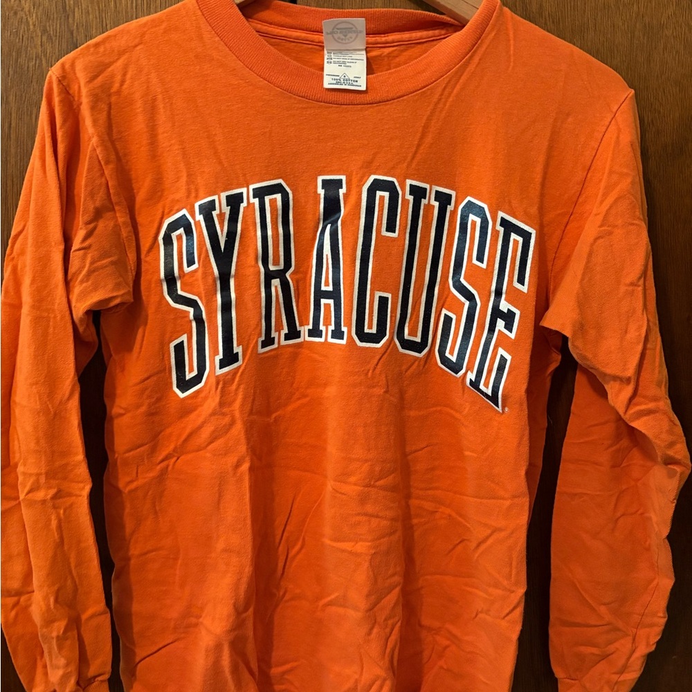 Orange Syracuse Long Sleeve Shirt